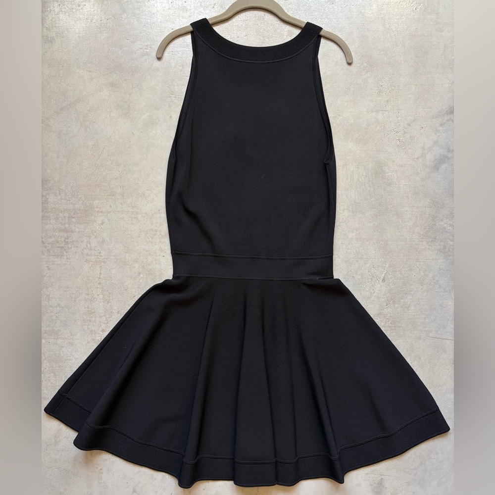 NWT Donna Karan Fit & Flare Flounced Dress - Picture 4 of 16